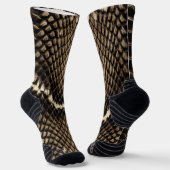 Faux Cobra Snakeskin  Socken (Gewinkelt)