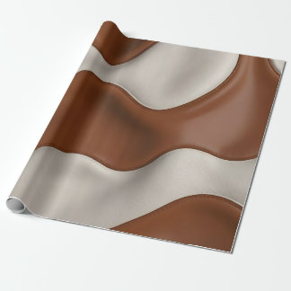 Faux Cow Leather Popular Luxury Elegant Collection Geschenkpapier