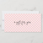 Faux Crochet Coquette Cupcake Gift Certificate (Vorderseite)