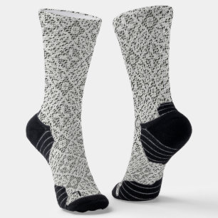 Faux Crochet Weiß Socken