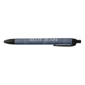 Faux Denim Blue Jean Kugelschreiber (Unterseite)
