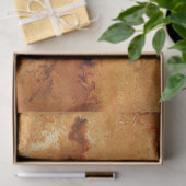 Faux-Furnier-Wurzelholz-Muster Seidenpapier (Geschenk)