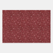 Faux Glitter Wrapping Paper Sheets Geschenkpapier Set (Vorderseite 2)
