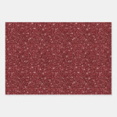 Faux Glitter Wrapping Paper Sheets Geschenkpapier Set (Vorderseite)