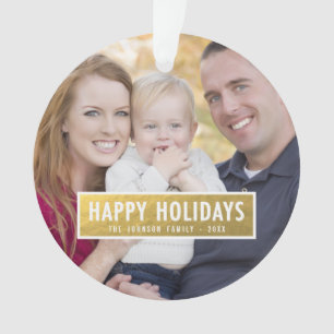 FAUX GOLD-FOLIEN-FEIERTAG-FOTODESIGN ORNAMENT