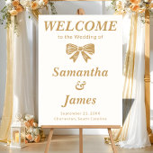Faux Gold Luxe Welcome for Formal Venues Acrylschild
