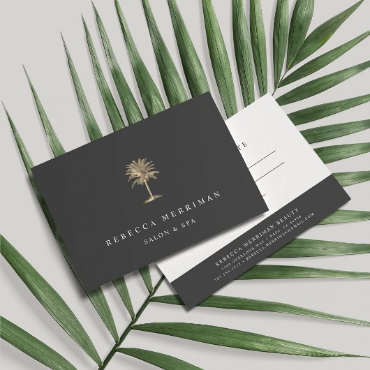 Faux Gold Palm Tree Logo | Gift Certificate