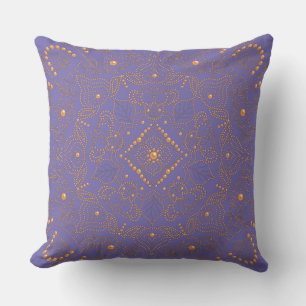 Faux-Gold-Perlen-Mandala-Druck Kissen