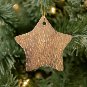 Faux Golden Strokes Weihnachten Keramik Ornament