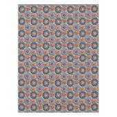 Faux Granny Square Häkelmuster  Tischdecke (Vorderseite)