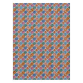 Faux Granny Square Häkelmuster  Tischdecke (Vorderseite)