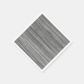 Faux Gray Fabric Napkins Serviette (Ecke)