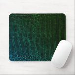 Faux Green Alligator Crocodile Leather Print Mousepad<br><div class="desc">Faux Green Alligator Leather Print,  texture,  pattern,  mouse pad.</div>