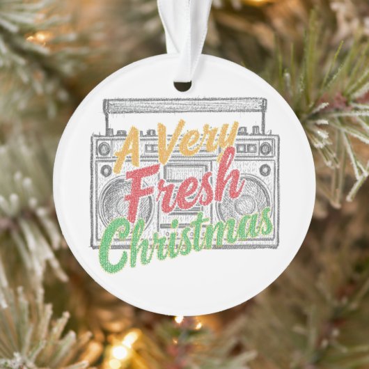 Faux Knit Style Music Lovers' Ornament (Baum)