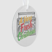 Faux Knit Style Music Lovers' Ornament (Vorderseite)