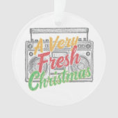 Faux Knit Style Music Lovers' Ornament (Vorderseite)