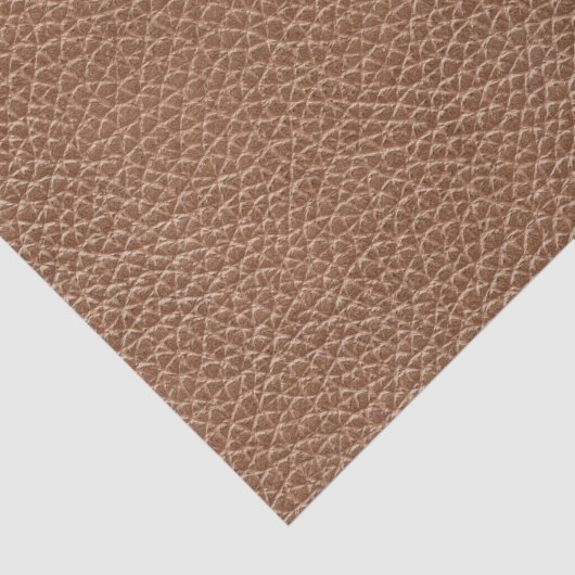 Faux Leather Natural Brown Seidenpapier (Ausschnitt)
