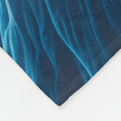 Faux-Leinwanddruck Fleecedecke (Ecke)