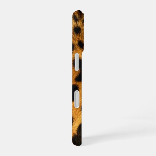Faux Leopard Skin iPhone 16 Hülle (Rechte Seite)