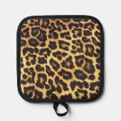 Faux Leopard Skin Pot Holder Topflappen (Vorderseite)