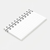 Faux Lined Spiral Notizbuch 3M Post-it® Notes Post-it Klebezettel (angewinkelt)