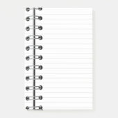 Faux Lined Spiral Notizbuch 3M Post-it® Notes Post-it Klebezettel (Vorderseite)