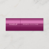 Faux mascara brush makeup artist mini visitenkarte (Vorderseite)