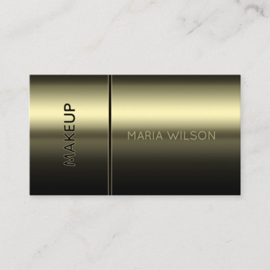 Faux mascara brush makeup Business Card Visitenkarte (Vorderseite)