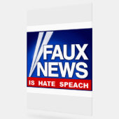 Faux News Acrylschild (Winkel)
