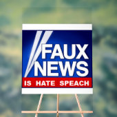 Faux News Acrylschild (Neutral)