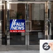 Faux News  Fensteraufkleber (Büro Tür)