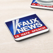 Faux News Getränkeuntersetzer (Linke Seite)