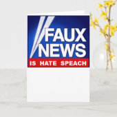 Faux News Karte (Gelbe Blume)