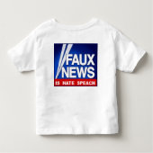 Faux News Kleinkind T-shirt (Rückseite)