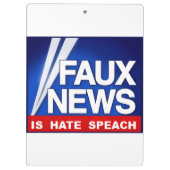 Faux News Klemmbrett (Rückseite)