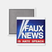 Faux News Magnet (Vorderseite/Rückseite)
