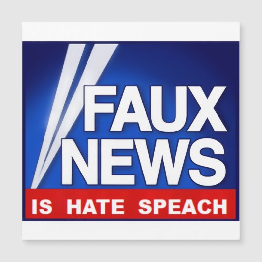 Faux News Magnetkarte (Vorderseite)