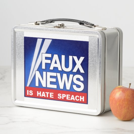 Faux News Metall Brotdose (Beispiel)