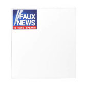 Faux News Notizblock (Vorderseite)