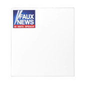 Faux News Notizblock (Vorderseite)