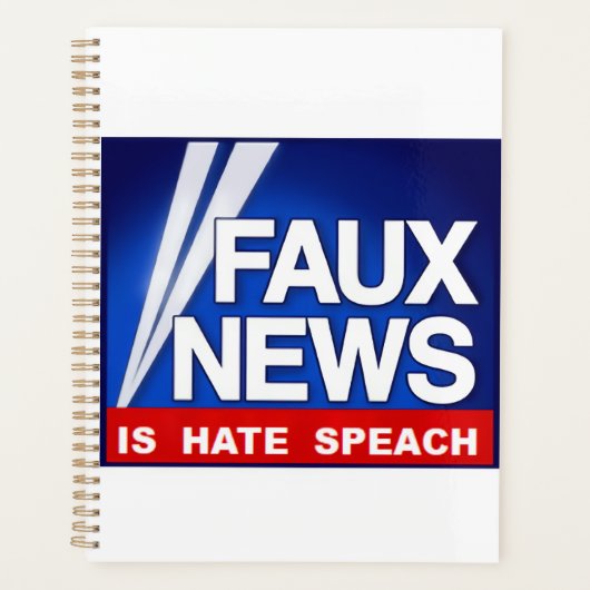 Faux News Planer (Vorderseite)
