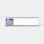 Faux News Schreibtischnamensplakette (Vorderseite )
