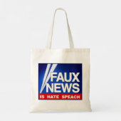 Faux News Tragetasche (Rückseite)