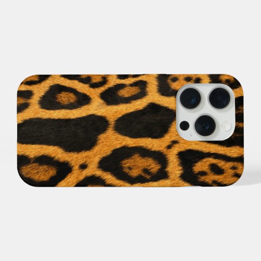 Faux Ocelot Skin iPhone Hülle (Rückseite (Horizontal))