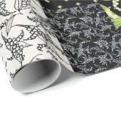 Faux-Patchwork-Geschenkpapier: Maiglöckchen, Schwa Geschenkpapier (Rolleneckpunkt)