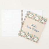 Faux Patchwork Pastel Cottage Kitty Face Planer (Anzeige)