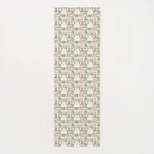 Faux Patchwork Pastel Kitty Cottage Yogamatte (Rückseite)