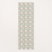 Faux-Patchwork-Pastell-Kätzchen-Cottage Yogamatte (Vorderseite)