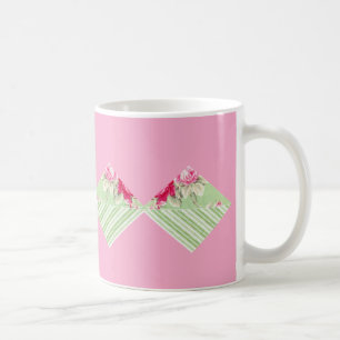 Faux-Patchwork-Tasse Kaffeetasse