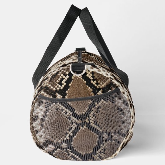 Faux Python Snakeskin Duffle Bag (Rechts)
